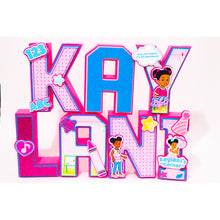 Load image into Gallery viewer, Gracie Girl 3D Letters or Numbers