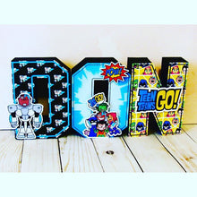 Load image into Gallery viewer, Teen Titans 3D Letters