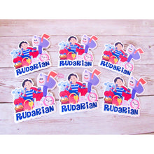 Load image into Gallery viewer, Personalized/ Blue Dog and You Custom Party Stickers