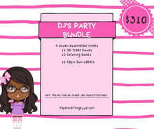 Load image into Gallery viewer, DJs Party Bundle Birthday Party Bundle Party Favor Bundle