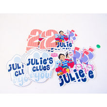 Load image into Gallery viewer, Personalized/ Blue Dog and You Custom Party Stickers