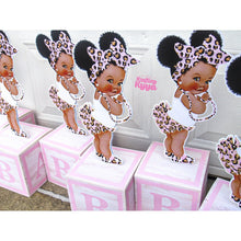 Load image into Gallery viewer, Leopard Baby Shower Centerpieces