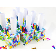 Load image into Gallery viewer, Numeric Blocks Custom Coloring Pages Coloring Box Party Favors