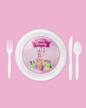 Load image into Gallery viewer, Custom Party Plates and Cutlery Sets
