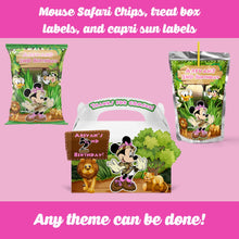 Load image into Gallery viewer, Mouse Safari Party Supplies

