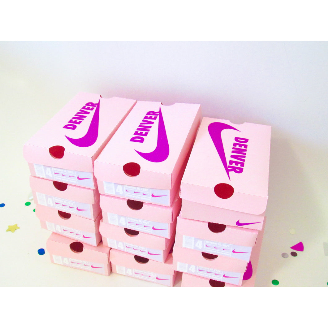 Check Shoe Box Treat Boxes