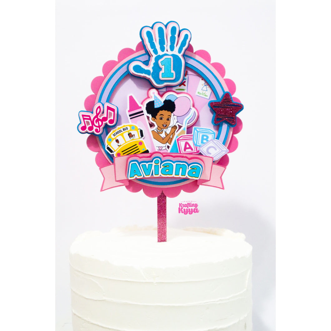 Gracie Girl Custom Cake Topper