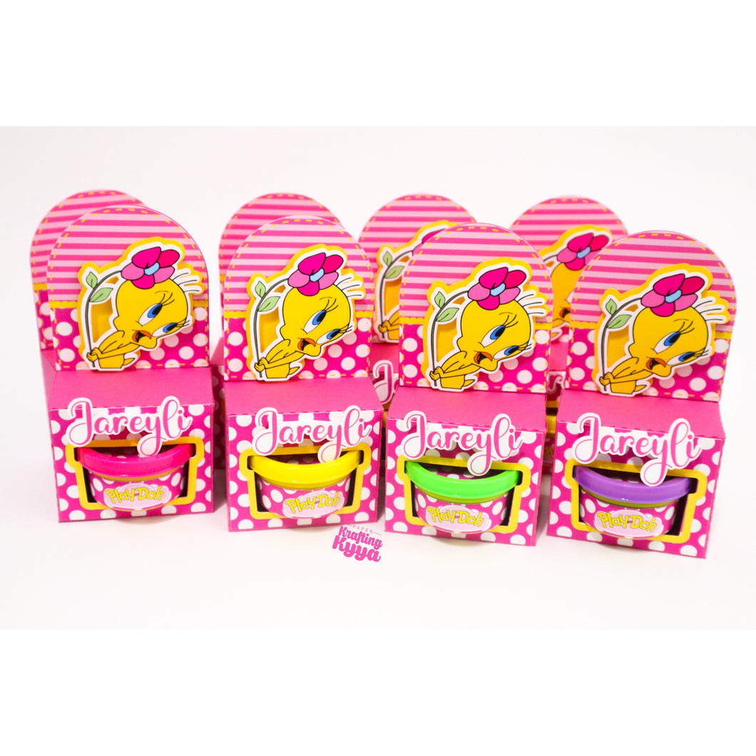 Yellow Bird Playdoh Boxes