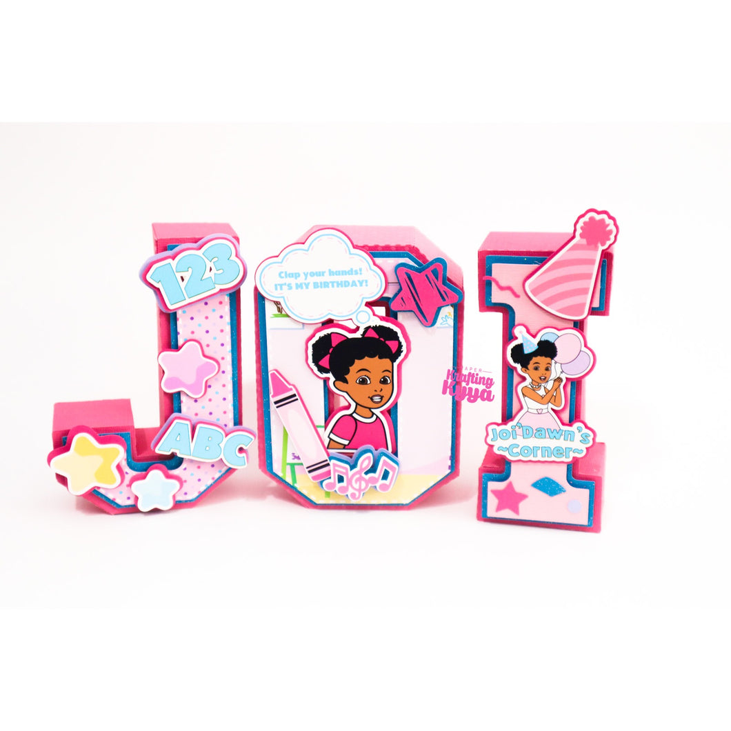 Gracie Girl 3D Letters or Numbers