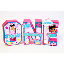 Load image into Gallery viewer, Gracie Girl 3D Letters or Numbers
